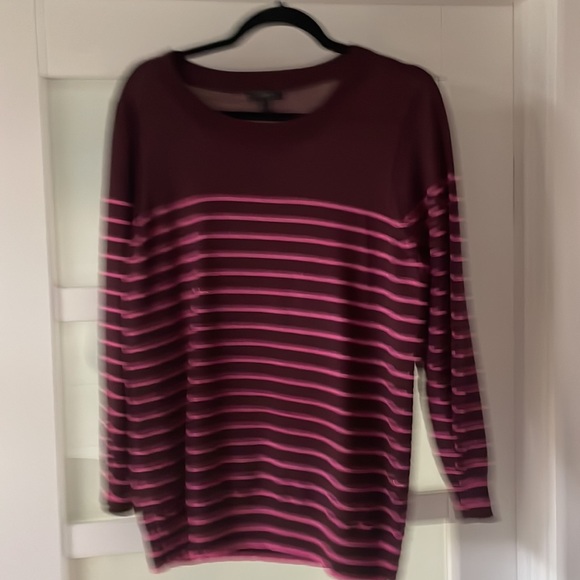 J. Crew Merino metallic stripe sweater L - Picture 1 of 3